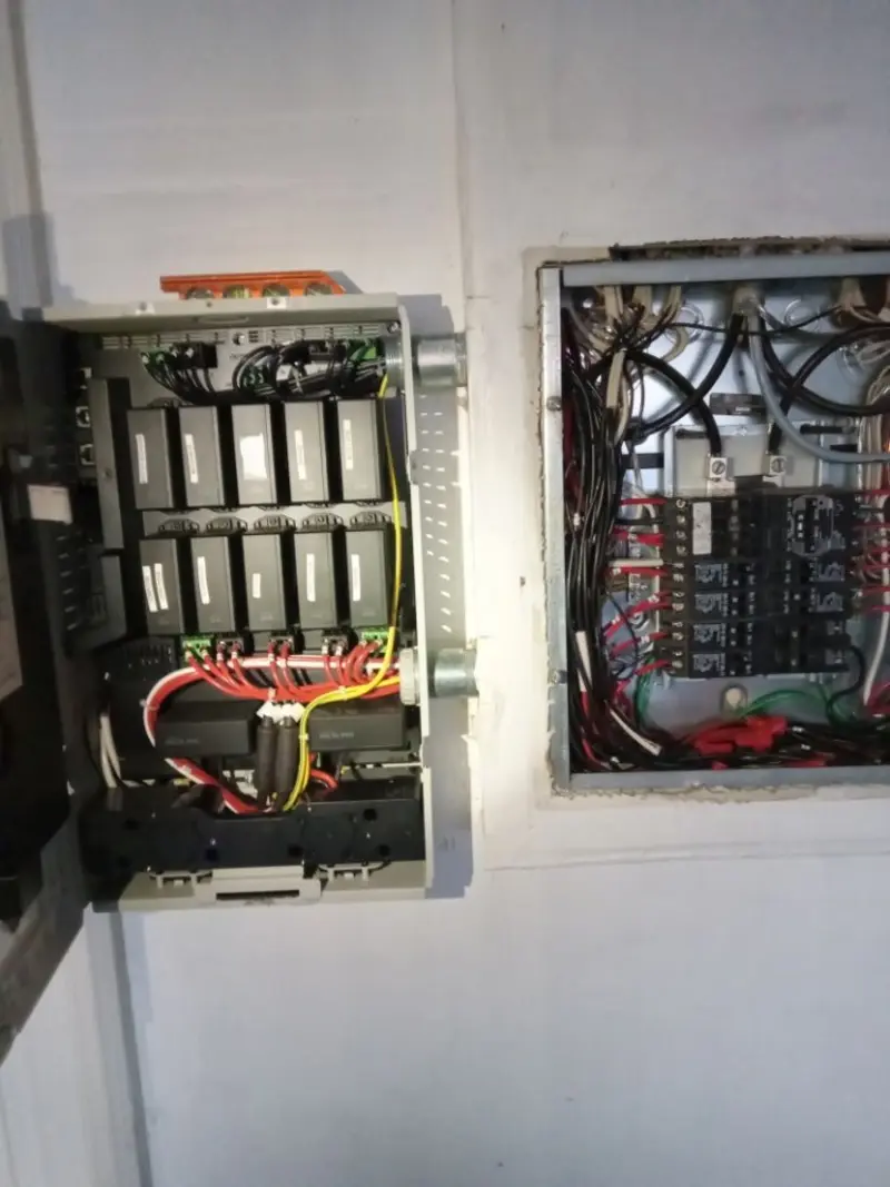 Electrical panel upgrade completed for Commercial Electrician Services in Harmony